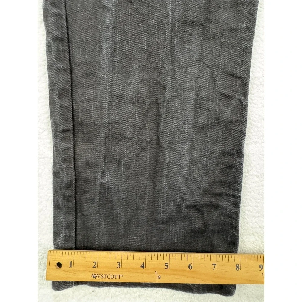 Levis 559 Jeans Men 38X34 Black Relaxed Straight Whisker Distress Denim